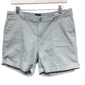 Simply Styled by Sear's Women's Shorts Sage Green Size 12 Cotton Blend